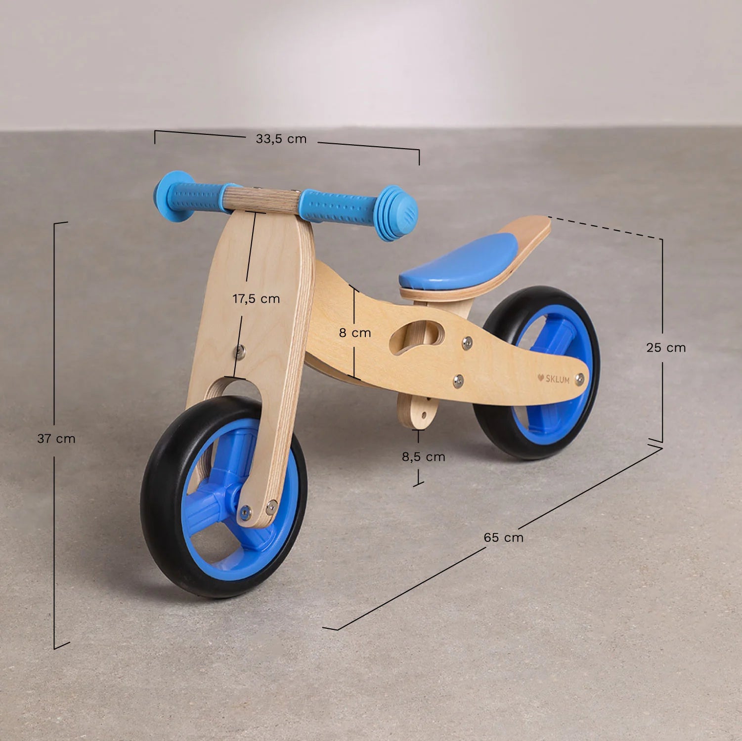 Tricycle en bois convertible en vélo Crossie Kids - Toys par Sklum